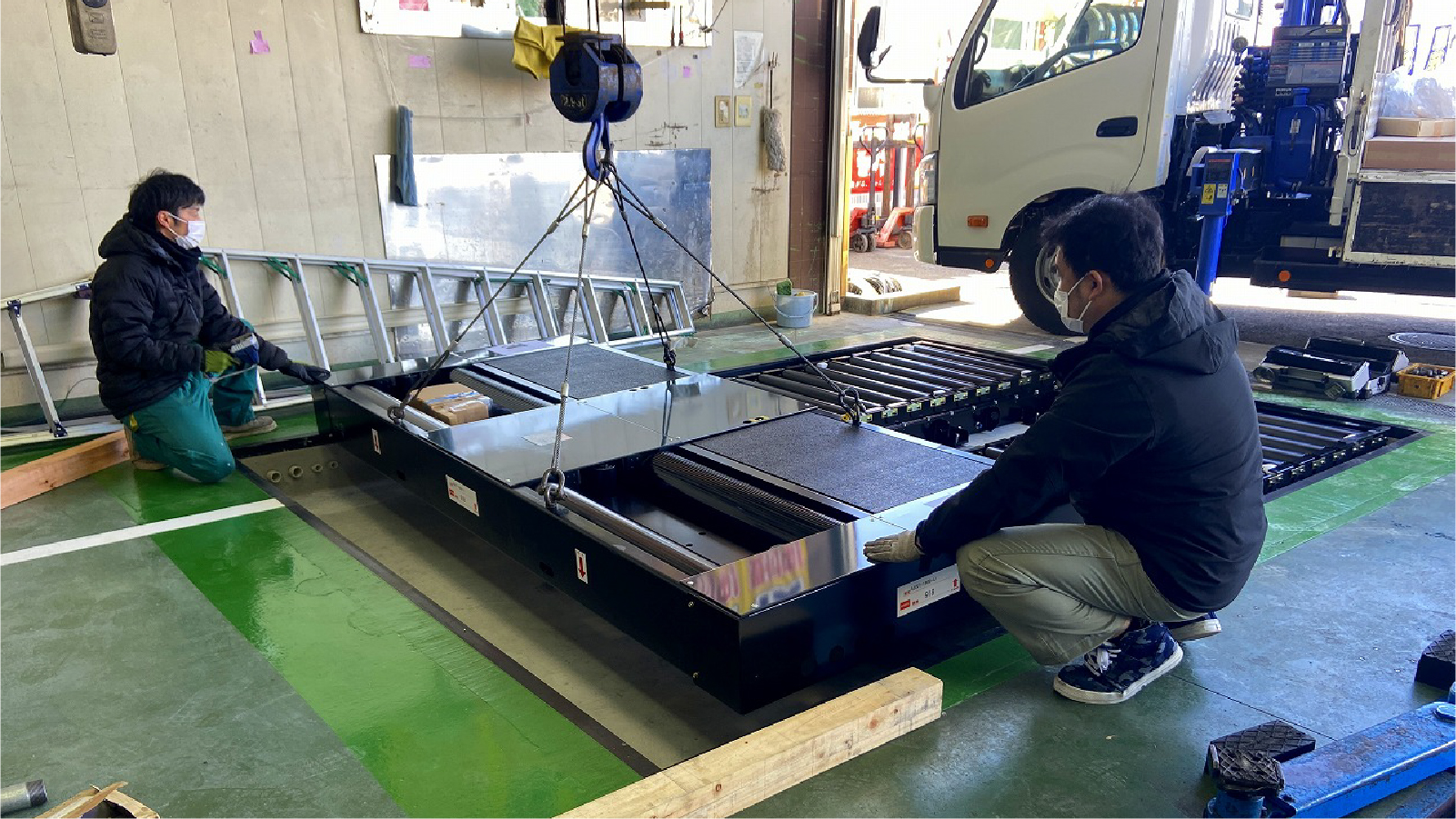 整備機器の発注・設置