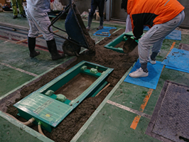 機械の設置だけではなく、付帯する土木・電気工事等も施工可能です!