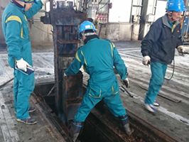 機械の設置だけではなく、付帯する土木・電気工事等も施工可能です!