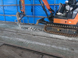 機械の設置だけではなく、付帯する土木・電気工事等も施工可能です!